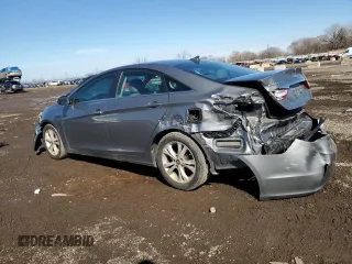 2013 Hyundai Sonata Limited with VIN 5NPEC4AC7DH658484, listed as a Copart auction lot 49443485 with 214,114 mi miles and Salvage Title. Bid and sale history available at DreamBid. Image 2.