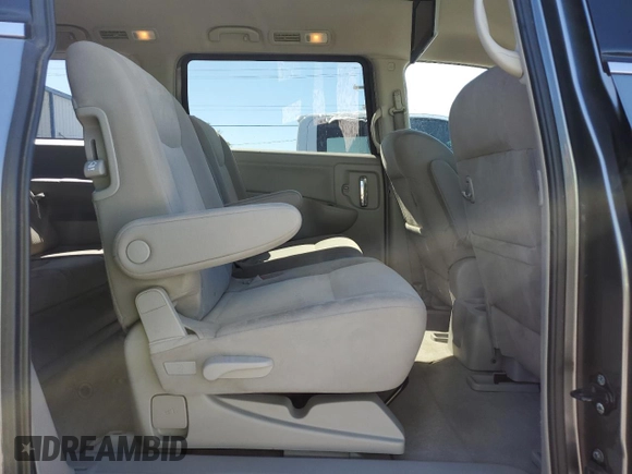 2014 Nissan Quest S with VIN JN8AE2KP2E9106372, listed as a Copart auction lot 48305695 with 95,367 mi miles and Salvage Title. Bid and sale history available at carsss.com. Image 11.