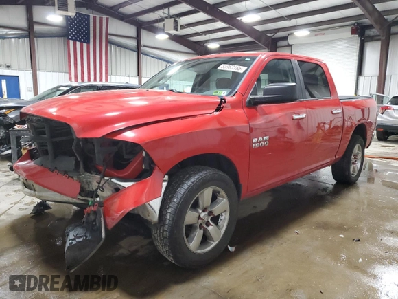 2014 Ram 1500 Big Horn with VIN 1C6RR7LG6ES194163, listed as a Copart auction lot 55963165 with 195,173 mi miles and Salvage title. Bid and sale history available at DreamBid. Image 1.