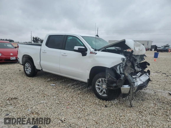 2023 Chevrolet Silverado 1500 LT with VIN 2GCUDDEDXP1134599, listed as a Copart auction lot 84015564 with 0 mi miles and Salvage Title. Bid and sale history available at carsss.com. Image 4.