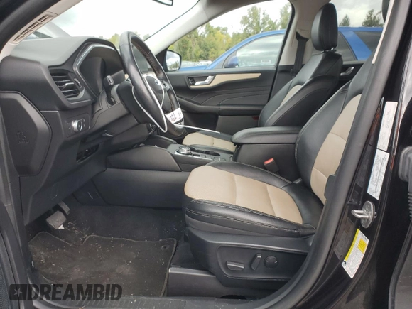 2021 Ford Escape Titanium with VIN 1FMCU9J98MUA73257, listed as a Copart auction lot 74838394 with 41,294 mi miles and Salvage Title. Bid and sale history available at carsss.com. Image 7.