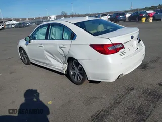 2017 Subaru Legacy Limited with VIN 4S3BNAN64H3018220, listed as a IAAI auction lot 41763482 with 119,508 mi miles. Bid and sale history available at carsss.com. Image 3.