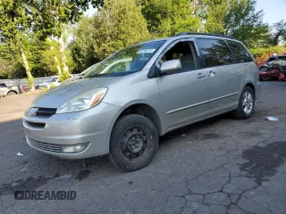 2004 Toyota Sienna XLE z VIN 5TDZA22C74S134370, wystawiony jako Copart lot #54854755 z przebiegiem 313 828 mil mil oraz Szkody całkowita. Historia ofert i sprzedaży dostępna na DreamBid. Obrazek 1.
