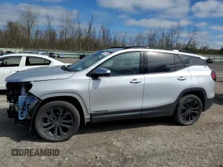 2022 GMC Terrain SLT z VIN 3GKALVEV6NL194805, wystawiony jako Copart lot #55059885 z przebiegiem 23 335 mil mil oraz Szkody całkowita. Historia ofert i sprzedaży dostępna na DreamBid. Obrazek 1.