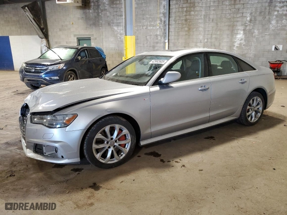 2018 Audi A6 Premium Plus with VIN WAUG8AFC1JN029006, listed as a Copart auction lot 42992605 with 86304 miles and Salvage Title. Bid and sale history available at carsss.com. Image 1.