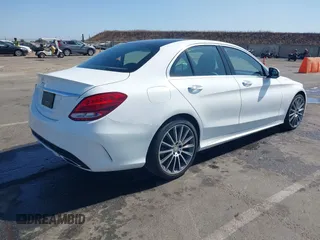 2016 Mercedes-Benz C 300 with VIN 55SWF4JB8GU119084, listed as a IAAI auction lot 42516144 with 127,222 mi miles and . Bid and sale history available at DreamBid. Image 4.