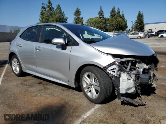 2020 Toyota Corolla Hatchback SE with VIN JTND4RBE8L3089902, listed as a Copart auction lot 67292454 with 0 mi miles and Salvage Title. Bid and sale history available at carsss.com. Image 4.