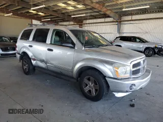 2005 Dodge Durango SLT with VIN 1D8HB48D15F509693, listed as a Copart auction lot 63785675 with 228,583 mi miles and Salvage title. Bid and sale history available at DreamBid. Image 4.