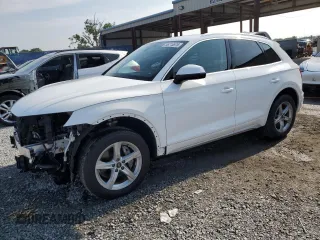 2021 Audi Q5 Premium with VIN WA1AAAFY9M2003620, listed as a Copart auction lot 56215575 with 24,232 mi miles and Non repairable. Bid and sale history available at DreamBid. Image 1.