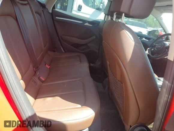 2015 Audi A3 Premium with VIN WAUACGFF2F1047403, listed as a Copart auction lot 62104235 with 91,397 mi miles and Salvage title. Bid and sale history available at DreamBid. Image 10.