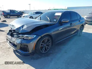2020 BMW 3 Series M340i with VIN WBA5U7C04LFH15329, listed as a IAAI auction lot 41383675 with Not Provided miles. Bid and sale history available at carsss.com. Image 18.