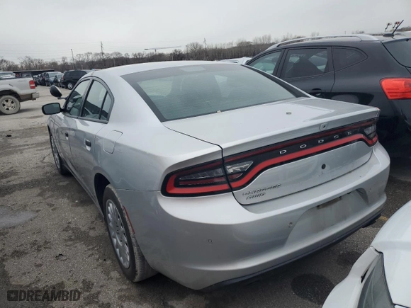 2017 Dodge Charger Police with VIN 2C3CDXKT1HH586270, listed as a Copart auction lot 46274275 with 100,956 mi miles and Salvage Title. Bid and sale history available at carsss.com. Image 2.