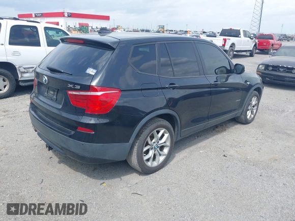 2013 BMW X3 xDrive35i with VIN 5UXWX7C54DL977781, listed as a IAAI auction lot 41912697 with 116,736 mi miles and . Bid and sale history available at DreamBid. Image 4.