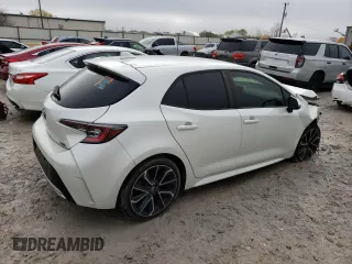2020 Toyota Corolla Hatchback XSE with VIN JTNC4RBE6L3076996, listed as a Copart auction lot 81793533 with 25,637 mi miles. Bid and sale history available at carsss.com. Image 3.