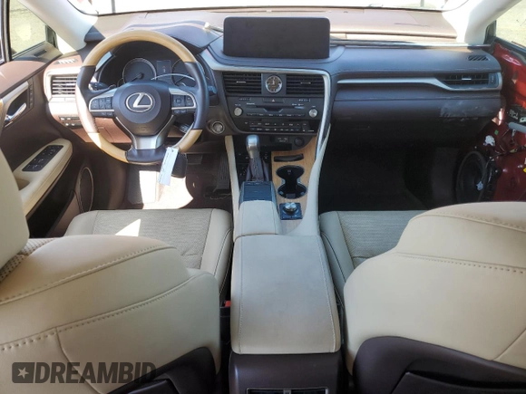 2020 Lexus RX with VIN JTJHZKEAXL2017805, listed as a Copart auction lot 47128195 with 42,076 mi miles and Salvage Title. Bid and sale history available at carsss.com. Image 8.