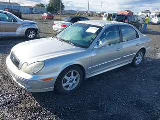 2005 Hyundai Sonata GLS with VIN KMHWF35H15A175265, listed as a IAAI auction lot 41512988 with 124,858 mi miles. Bid and sale history available at carsss.com. Image 2.