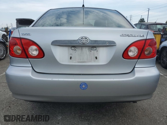 2006 Toyota Corolla CE with VIN JTDBR32E360090827, listed as a Copart auction lot 54718515 with 116,672 mi miles and Clean Title. Bid and sale history available at DreamBid. Image 6.