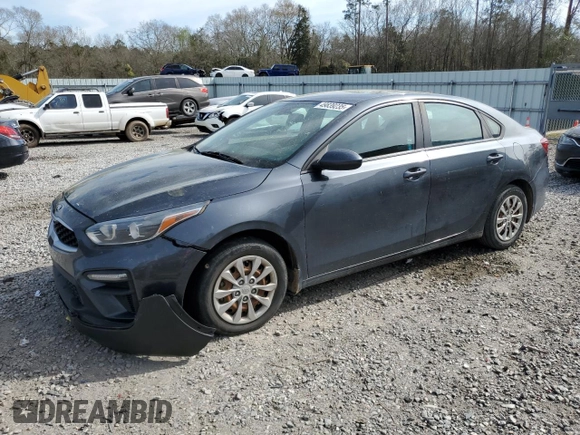 2020 Kia Forte LXS with VIN 3KPF24AD0LE201468, listed as a Copart auction lot 49839235 with 105,163 mi miles and Salvage Title. Bid and sale history available at carsss.com. Image 1.