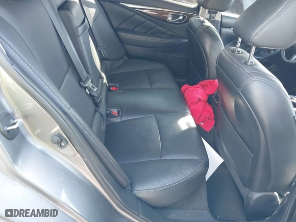2015 Infiniti Q50 Premium with VIN JN1BV7AR4FM414029, listed as a IAAI auction lot 41525739 with 176,341 mi miles. Bid and sale history available at carsss.com. Image 8.