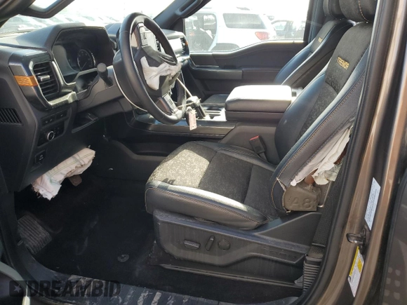 2023 Ford F-150 XL with VIN 1FTEW1E81PFB44320, listed as a Copart auction lot 53779775 with 37,500 mi miles and Salvage Title. Bid and sale history available at carsss.com. Image 7.