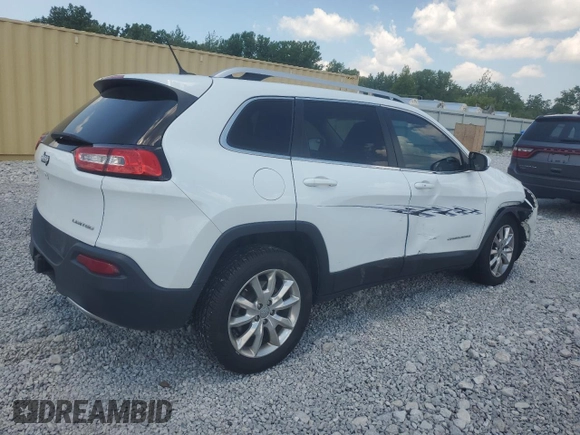 2014 Jeep Cherokee Limited z VIN 1C4PJLDS2EW261465, wystawiony jako Copart lot #62859445 z przebiegiem Nie podano mil oraz Szkoda całkowita • Salvage title. Historia ofert i sprzedaży dostępna na DreamBid. Obrazek 3.
