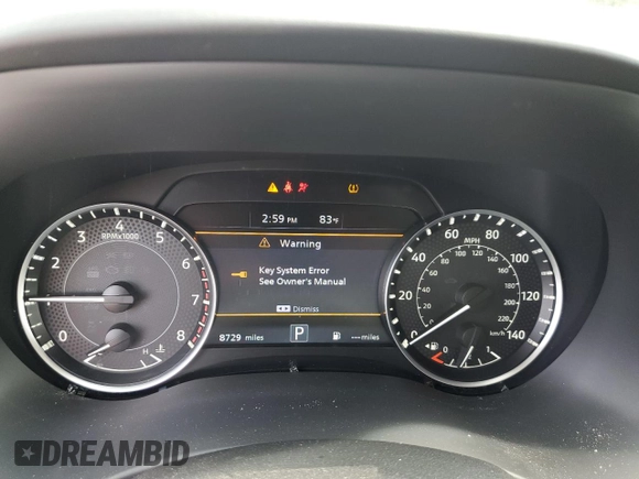 2023 Nissan Armada SL with VIN JN8AY2BC2P9180365, listed as a Copart auction lot 50867145 with 8,729 mi miles and Non Repairable. Bid and sale history available at carsss.com. Image 9.