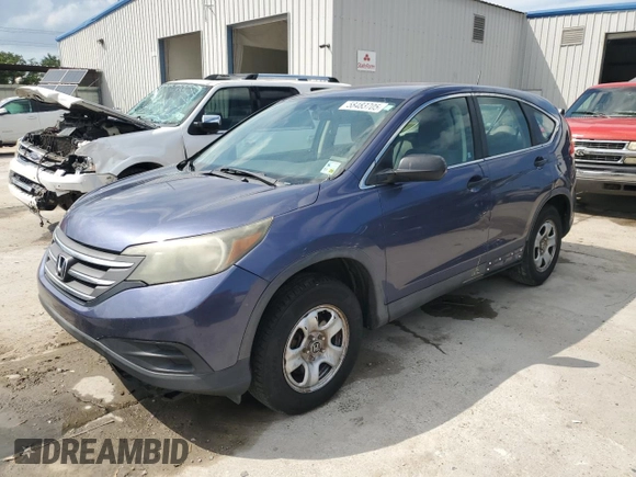 2013 Honda CR-V LX with VIN 3CZRM3H39DG710506, listed as a Copart auction lot 58483705 with 245,244 mi miles and Non repairable. Bid and sale history available at DreamBid. Image 1.
