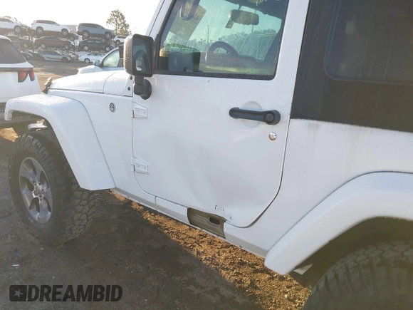2018 Jeep Wrangler Sahara with VIN 1C4AJWBG2JL821132, listed as a IAAI auction lot 42523688 with 86,244 mi miles and . Bid and sale history available at DreamBid. Image 18.