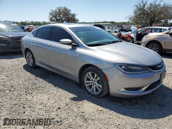 2015 Chrysler 200 Limited with VIN 1C3CCCAB0FN621700, listed as a Copart auction lot 52697045 with 207,556 mi miles and Salvage Title. Bid and sale history available at carsss.com. Image 4.