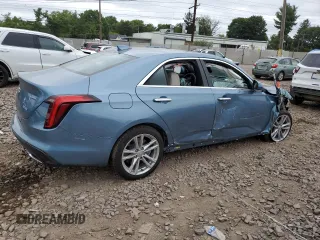 2024 Cadillac CT4 Luxury with VIN 1G6DK5RK5R0118896, listed as a Copart auction lot 69321294 with Not Provided miles and Salvage Title. Bid and sale history available at carsss.com. Image 3.