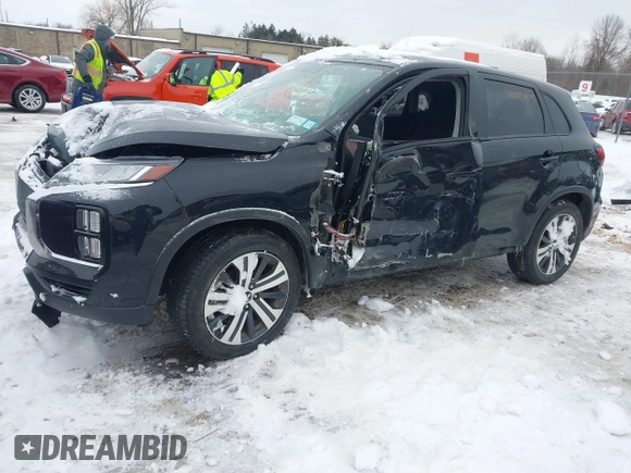 2020 Mitsubishi Outlander Sport ES 2.0 with VIN JA4AR3AU3LU006654, listed as a IAAI auction lot 41565859 with 131,141 mi miles. Bid and sale history available at carsss.com. Image 2.