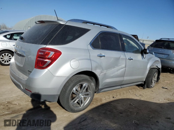 2017 Chevrolet Equinox Premier with VIN 2GNFLGEK4H6258827, listed as a Copart auction lot 85246444 with 94,704 mi miles and Salvage Title. Bid and sale history available at carsss.com. Image 3.