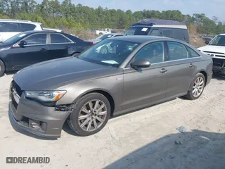 2016 Audi A6 3.0T Premium Plus with VIN WAUFGAFC9GN148882, listed as a IAAI auction lot 41524535 with NaN miles. Bid and sale history available at carsss.com. Image 18.