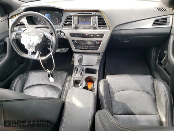2015 Hyundai Sonata Sport with VIN 5NPE34AB0FH123880, listed as a Copart auction lot 51662735 with 101,297 mi miles and Salvage Title. Bid and sale history available at carsss.com. Image 8.