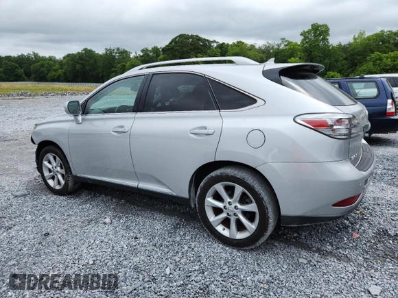2010 Lexus RX 350 with VIN JTJZK1BA2A2407124, listed as a Copart auction lot 58036855 with 86,584 mi miles and Salvage title. Bid and sale history available at DreamBid. Image 2.