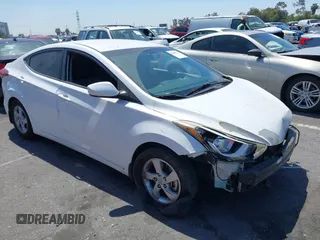 2015 Hyundai Elantra SE z VIN 5NPDH4AE0FH643214, wystawiony jako IAAI lot #42303774 z przebiegiem 72 641 mil mil oraz . Historia ofert i sprzedaży dostępna na DreamBid. Obrazek 1.