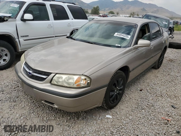 2002 Chevrolet Impala with VIN 2G1WF52E729172025, listed as a Copart auction lot 64854335 with 97,510 mi miles and Salvage title. Bid and sale history available at DreamBid. Image 1.