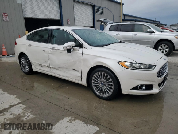 2014 Ford Fusion Titanium Hybrid with VIN 3FA6P0RU9ER160242, listed as a Copart auction lot 50209005 with 172,507 mi miles and Salvage Title. Bid and sale history available at carsss.com. Image 4.