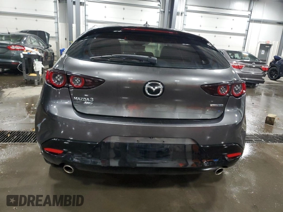 2019 Mazda Mazda3 Hatchback w/Preferred Pkg with VIN JM1BPBMM8K1133793, listed as a Copart auction lot 81000334 with 70,003 mi miles and Salvage Title. Bid and sale history available at carsss.com. Image 6.