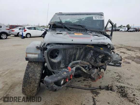2020 Jeep Wrangler Unlimited Recon with VIN 1C4HJXFN1LW307240, listed as a Copart auction lot 85742484 with Not provided miles and Salvage title. Bid and sale history available at DreamBid. Image 5.