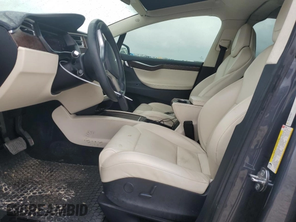 2017 Tesla Model X 90D with VIN 5YJXCBE26HF079246, listed as a Copart auction lot 50141605 with 68,905 mi miles and Salvage Title. Bid and sale history available at DreamBid. Image 7.