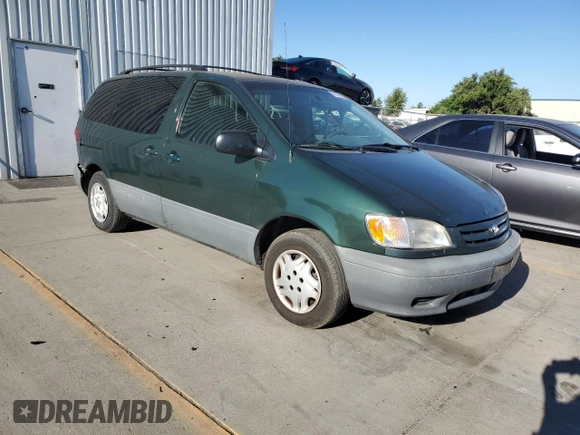 2003 Toyota Sienna LE with VIN 4T3ZF13C13U544539, listed as a Copart auction lot 61351734 with 308,289 mi miles and Salvage Title. Bid and sale history available at carsss.com. Image 4.