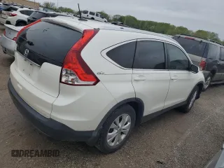 2012 Honda CR-V EX-L with VIN 5J6RM3H72CL033948, listed as a Copart auction lot 49062174 with 121,067 mi miles and Salvage Title. Bid and sale history available at carsss.com. Image 3.