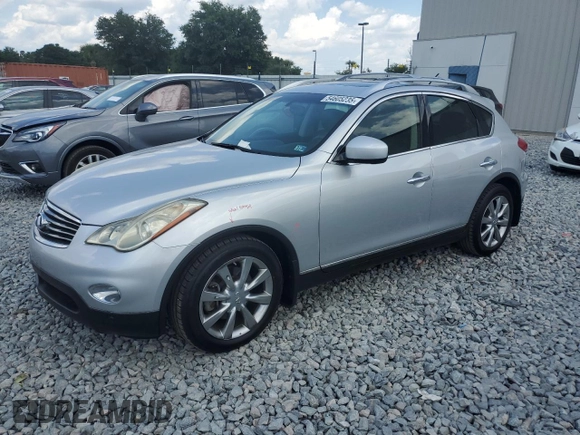 2012 Infiniti EX Journey with VIN JN1AJ0HR0CM450171, listed as a Copart auction lot 54605235 with 90,576 mi miles and Salvage Title. Bid and sale history available at DreamBid. Image 1.