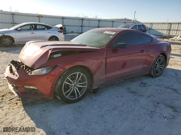 2015 Ford Mustang EcoBoost with VIN 1FA6P8TH4F5329355, listed as a Copart auction lot 42714345 with NaN miles and Salvage Title. Bid and sale history available at carsss.com. Image 1.