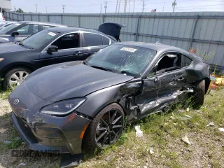 2024 Toyota GR86 Premium with VIN JF1ZNBE18R9756633, listed as a Copart auction lot 66325924 with 255 mi miles and Salvage Title. Bid and sale history available at carsss.com. Image 1.