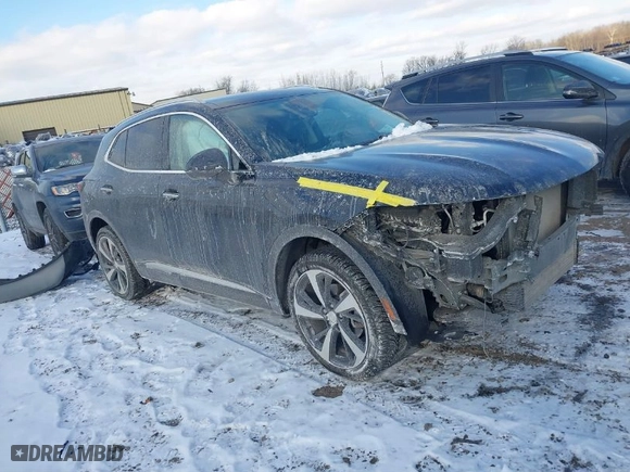 2021 Buick Envision Essence with VIN LRBFZNR47MD132706, listed as a IAAI auction lot 41396556 with 67,297 mi miles. Bid and sale history available at carsss.com. Image 1.