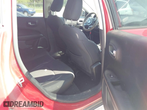 2018 Jeep Compass Sport with VIN 3C4NJCABXJT502717, listed as a IAAI auction lot 41985204 with 124,900 mi miles and . Bid and sale history available at DreamBid. Image 8.