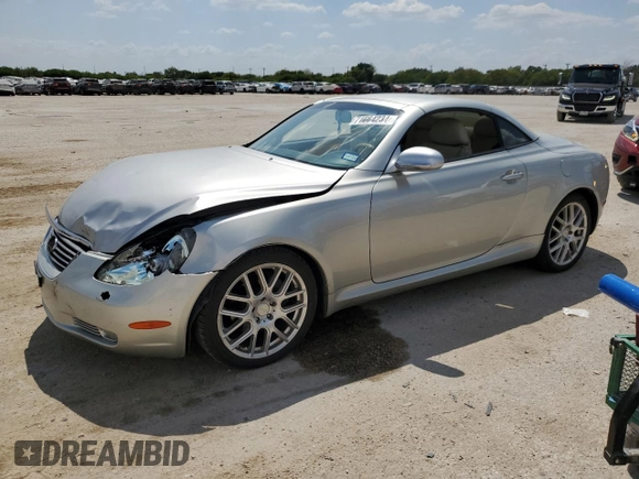 2003 Lexus SC with VIN JTHFN48YX30040974, listed as a Copart auction lot 71664234 with 99,257 mi miles and Salvage Title. Bid and sale history available at carsss.com. Image 1.