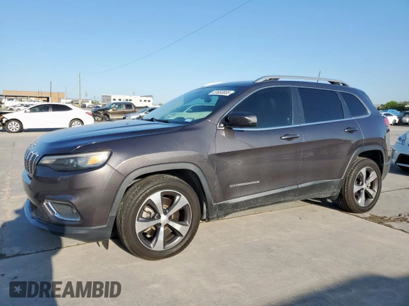 2019 Jeep Cherokee Limited z VIN 1C4PJLDB3KD275284, wystawiony jako Copart lot #51653855 z przebiegiem 124 079 mil mil oraz Czysty tytuł • Clean title. Historia ofert i sprzedaży dostępna na DreamBid. Obrazek 1.